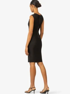 Kraimod Kleider*Damen Bandagekleid schwarz uni