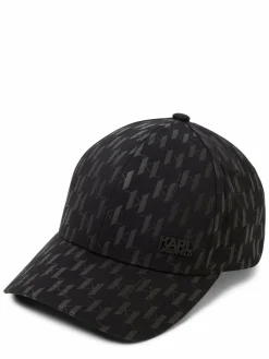 KARL LAGERFELD Mützen & Hüte*Damen Basecap schwarz gemustert