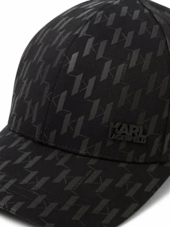 KARL LAGERFELD Mützen & Hüte*Damen Basecap schwarz gemustert