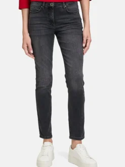 Betty Barclay Jeans*Damen Basic-Jeans schwarz denim uni