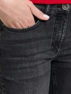 Betty Barclay Jeans*Damen Basic-Jeans schwarz denim uni