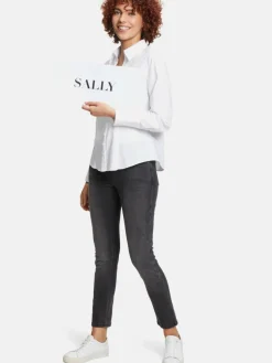 Betty Barclay Jeans*Damen Basic-Jeans schwarz denim uni