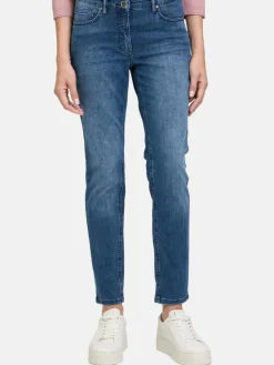 Betty Barclay Jeans*Damen Basic-Jeans blau uni