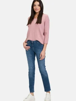 Betty Barclay Jeans*Damen Basic-Jeans blau uni