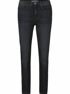 Betty & Co Jeans*Damen Basic-Jeans grau denim uni