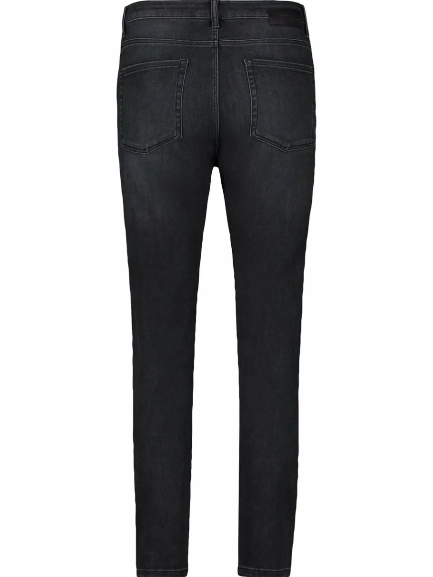 Betty & Co Jeans*Damen Basic-Jeans grau denim uni