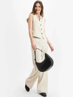 Marc O'Polo Blazer|Jacken & Westen*Damen Baukasten-Anzugsweste mit Leinenanteil beige uni