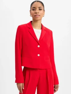 More & More Blazer*Damen Baukasten-Blazer rot uni