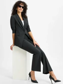 IPURI Blazer*Damen Baukasten-Blazer anthrazit meliert