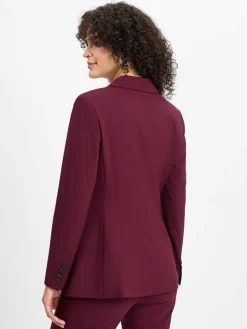 IPURI Blazer*Damen Baukasten-Blazer bordeaux uni