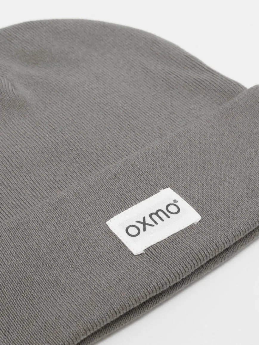 OXMO Mützen & Hüte*Damen Beanie - OXBiene grau uni