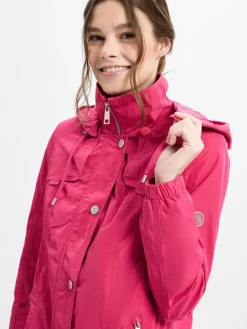 Lebek Jacken & Westen*Damen Übergangsjacke pink uni