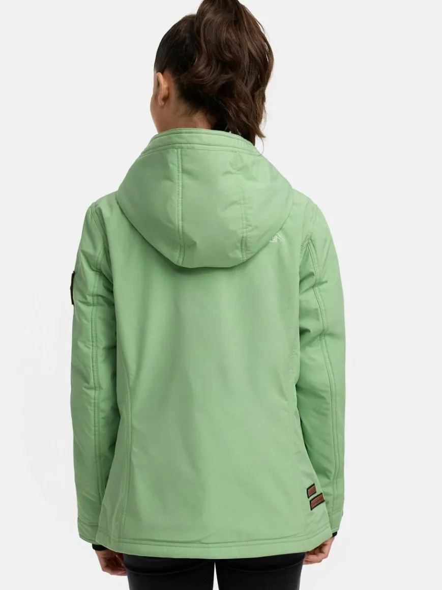 Marikoo Jacken & Westen*Damen Übergangsjacke - Brombeere gras uni