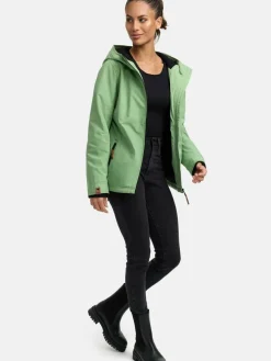 Marikoo Jacken & Westen*Damen Übergangsjacke - Brombeere gras uni
