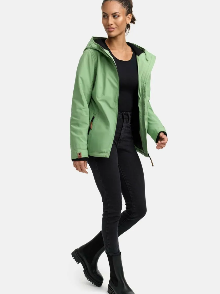Marikoo Jacken & Westen*Damen Übergangsjacke - Brombeere gras uni