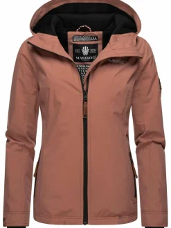 Marikoo Jacken & Westen*Damen Übergangsjacke - Brombeere terra uni