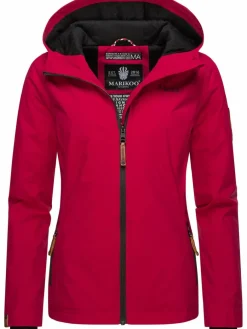 Marikoo Jacken & Westen*Damen Übergangsjacke - Brombeere fuchsia uni