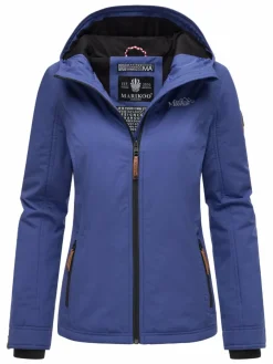 Marikoo Jacken & Westen*Damen Übergangsjacke - Brombeere blau uni