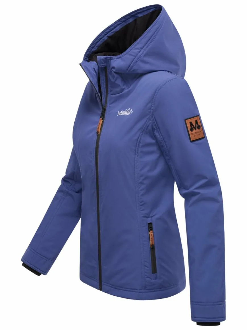 Marikoo Jacken & Westen*Damen Übergangsjacke - Brombeere blau uni