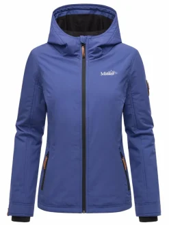 Marikoo Jacken & Westen*Damen Übergangsjacke - Brombeere blau uni