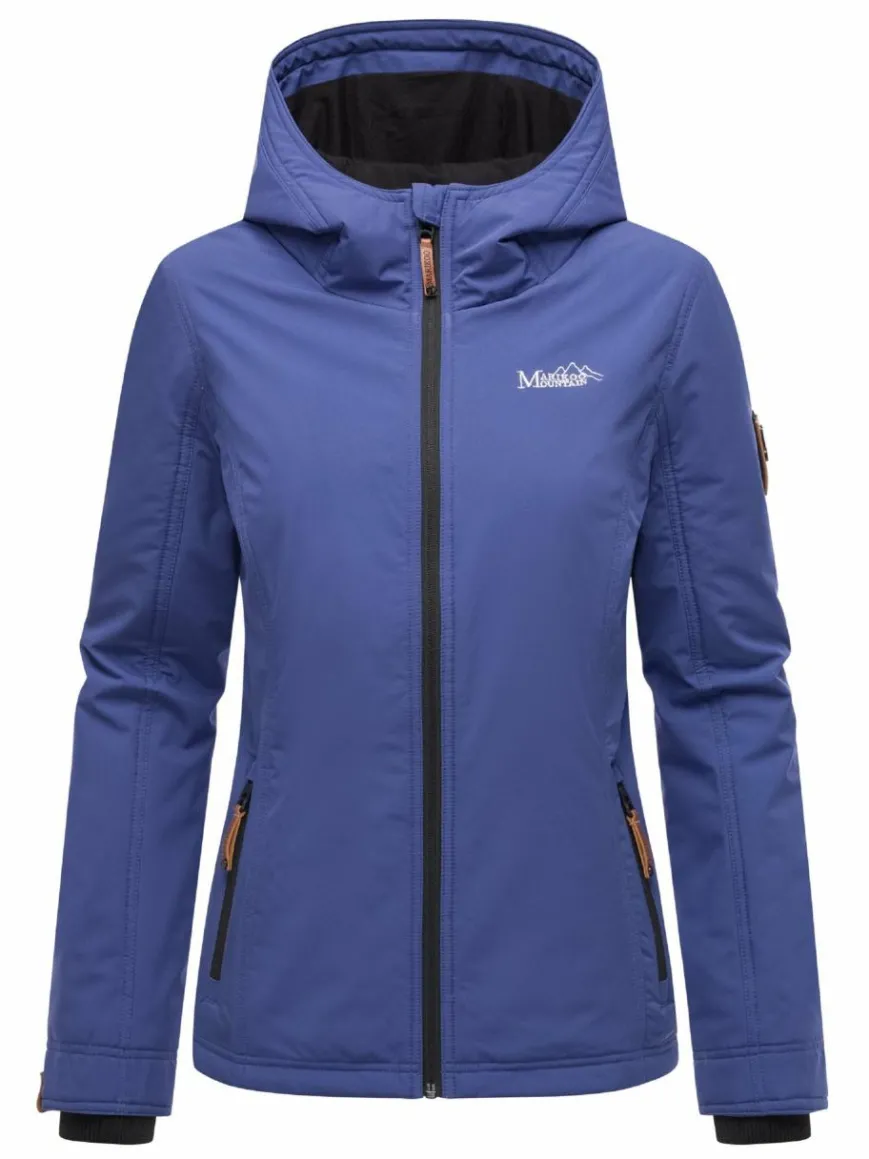 Marikoo Jacken & Westen*Damen Übergangsjacke - Brombeere blau uni