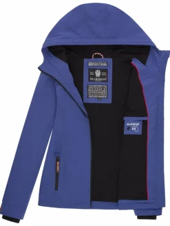 Marikoo Jacken & Westen*Damen Übergangsjacke - Brombeere blau uni