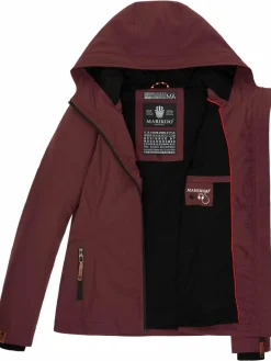 Marikoo Jacken & Westen*Damen Übergangsjacke - Brombeere lila uni