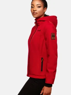 Marikoo Jacken & Westen*Damen Übergangsjacke - Brombeere rot uni