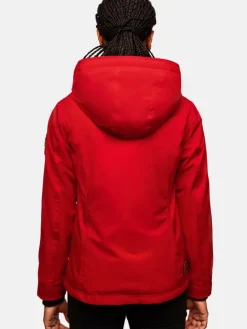 Marikoo Jacken & Westen*Damen Übergangsjacke - Brombeere rot uni