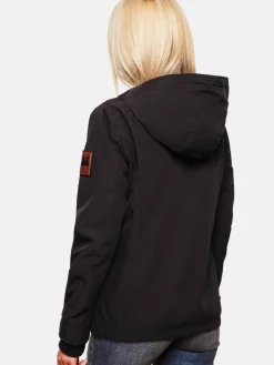 Marikoo Jacken & Westen*Damen Übergangsjacke - Brombeere schwarz uni