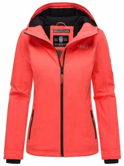 Marikoo Jacken & Westen*Damen Übergangsjacke - Brombeere koralle uni