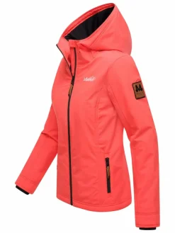 Marikoo Jacken & Westen*Damen Übergangsjacke - Brombeere koralle uni