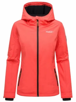 Marikoo Jacken & Westen*Damen Übergangsjacke - Brombeere koralle uni