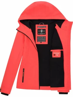 Marikoo Jacken & Westen*Damen Übergangsjacke - Brombeere koralle uni