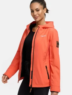 Marikoo Jacken & Westen*Damen Übergangsjacke - Brombeere koralle uni