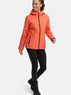 Marikoo Jacken & Westen*Damen Übergangsjacke - Brombeere koralle uni