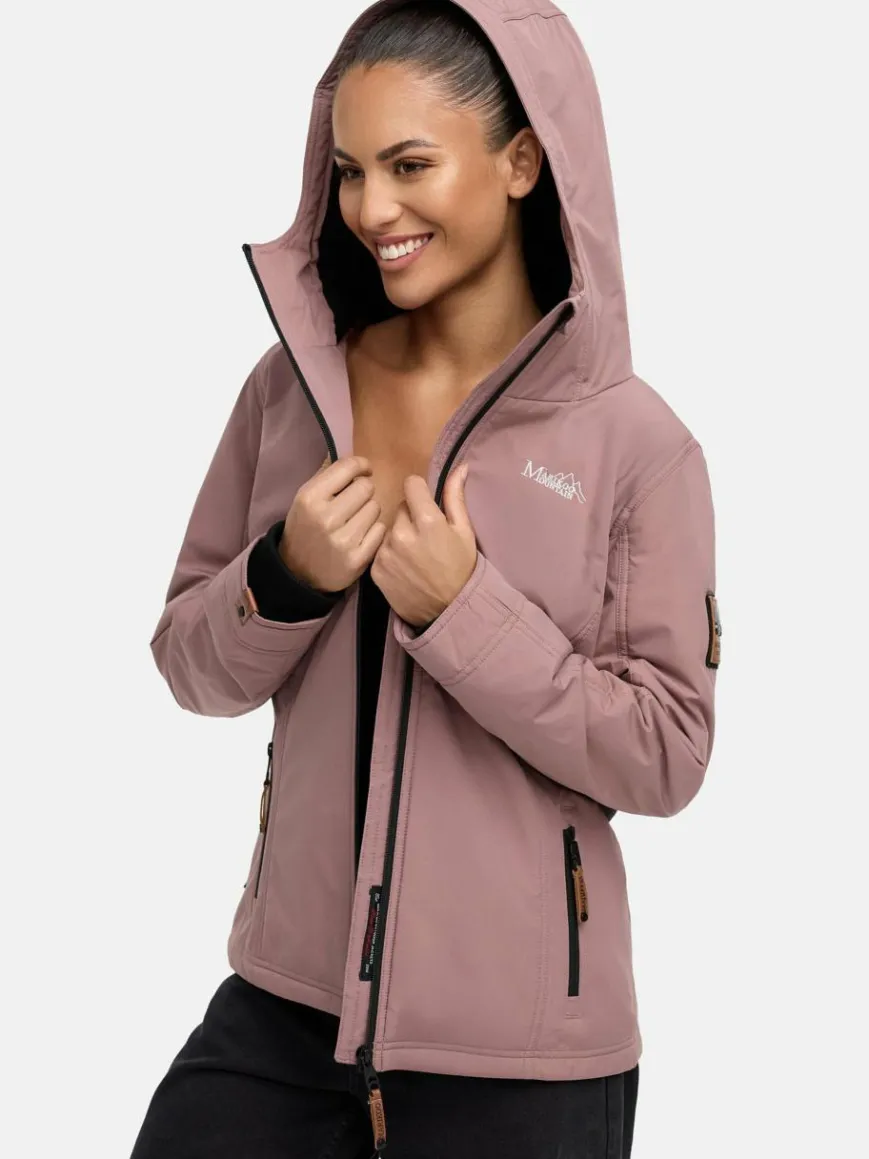 Marikoo Jacken & Westen*Damen Übergangsjacke - Brombeere altrosa uni