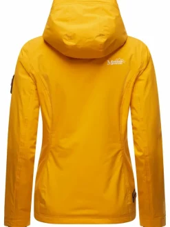 Marikoo Jacken & Westen*Damen Übergangsjacke - Brombeere gelb uni