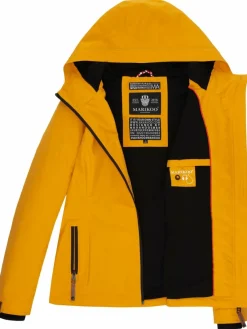 Marikoo Jacken & Westen*Damen Übergangsjacke - Brombeere gelb uni