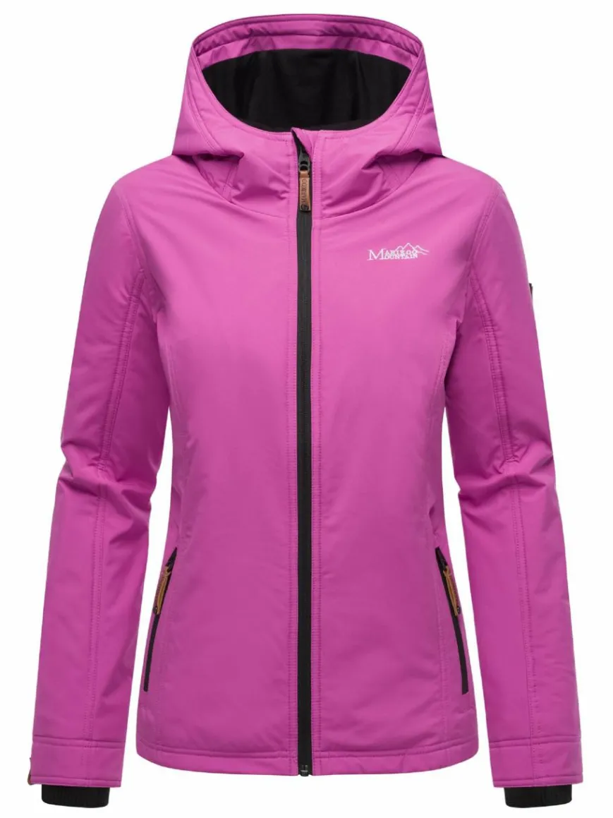 Marikoo Jacken & Westen*Damen Übergangsjacke - Brombeere lila uni