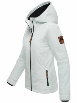 Marikoo Jacken & Westen*Damen Übergangsjacke - Brombeere weiß uni