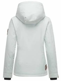 Marikoo Jacken & Westen*Damen Übergangsjacke - Brombeere weiß uni