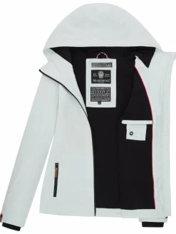 Marikoo Jacken & Westen*Damen Übergangsjacke - Brombeere weiß uni