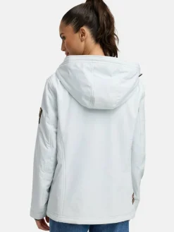 Marikoo Jacken & Westen*Damen Übergangsjacke - Brombeere weiß uni