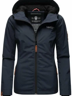 Marikoo Jacken & Westen*Damen Übergangsjacke - Brombeere marine uni