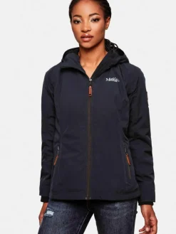 Marikoo Jacken & Westen*Damen Übergangsjacke - Brombeere marine uni