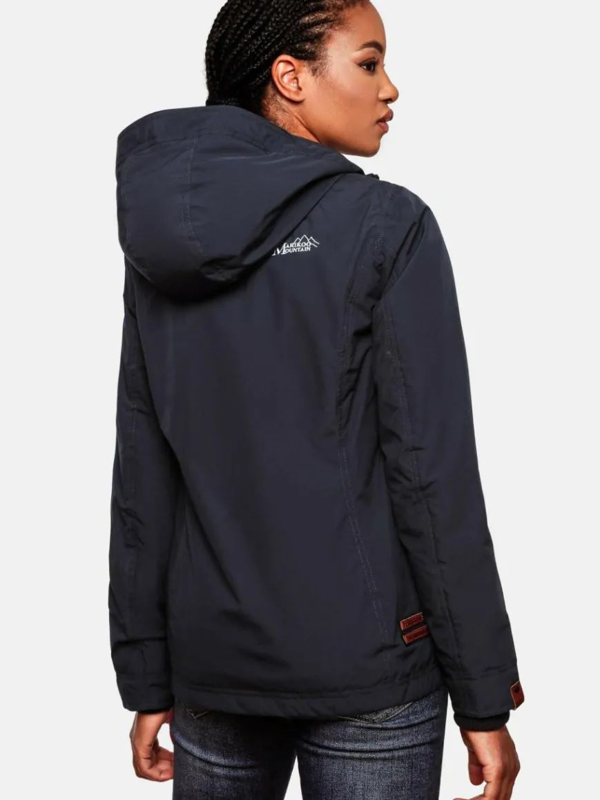 Marikoo Jacken & Westen*Damen Übergangsjacke - Brombeere marine uni