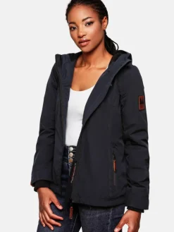 Marikoo Jacken & Westen*Damen Übergangsjacke - Brombeere marine uni