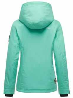 Marikoo Jacken & Westen*Damen Übergangsjacke - Brombeere aqua uni