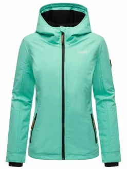 Marikoo Jacken & Westen*Damen Übergangsjacke - Brombeere aqua uni
